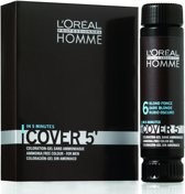 L'Oréal Professionnel Homme Cover 5' Hair Colour Gel (4 Medium Brown) 3 x 50 ml